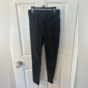 AEO black high rise jegging